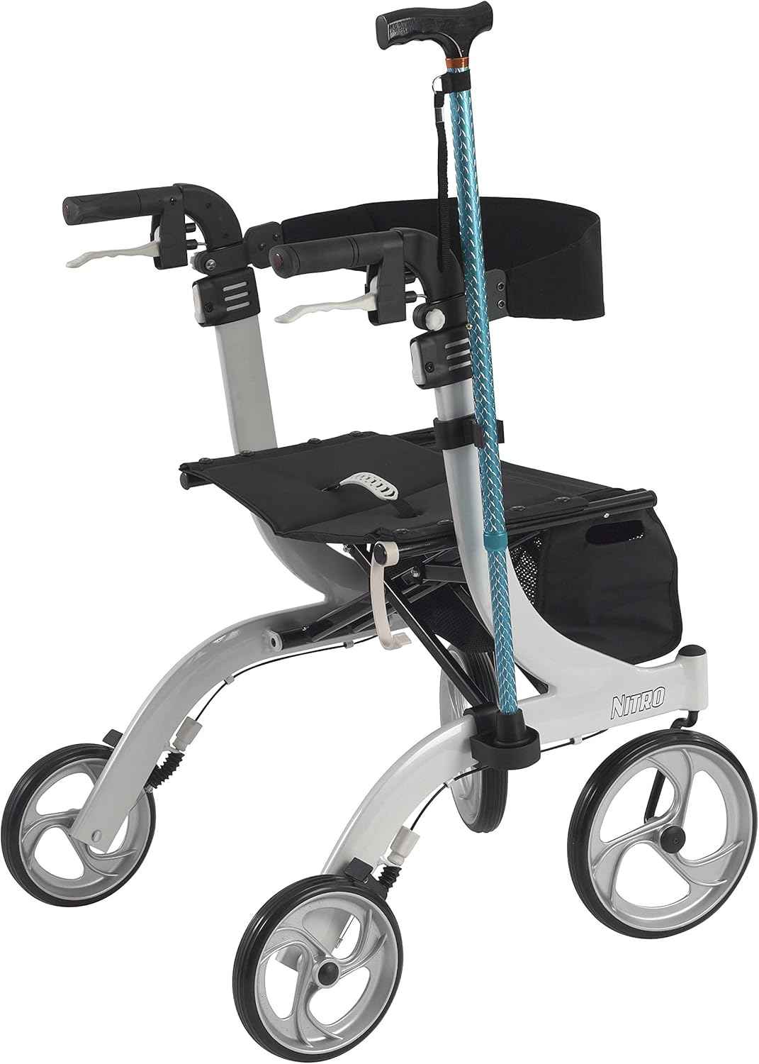 Drive Medical Nitro Cane Holder – Universal Walking Cane Attachment (Model 892)